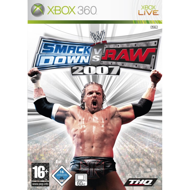 SMACKDOWN VS RAW 2007 XBOX 360 USATO