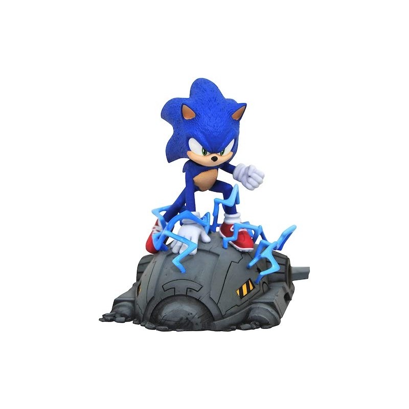 SONIC THE HEDGEHOG MOVIE GALLERY PVC STATUE SONIC FIGURE DA 13 CM