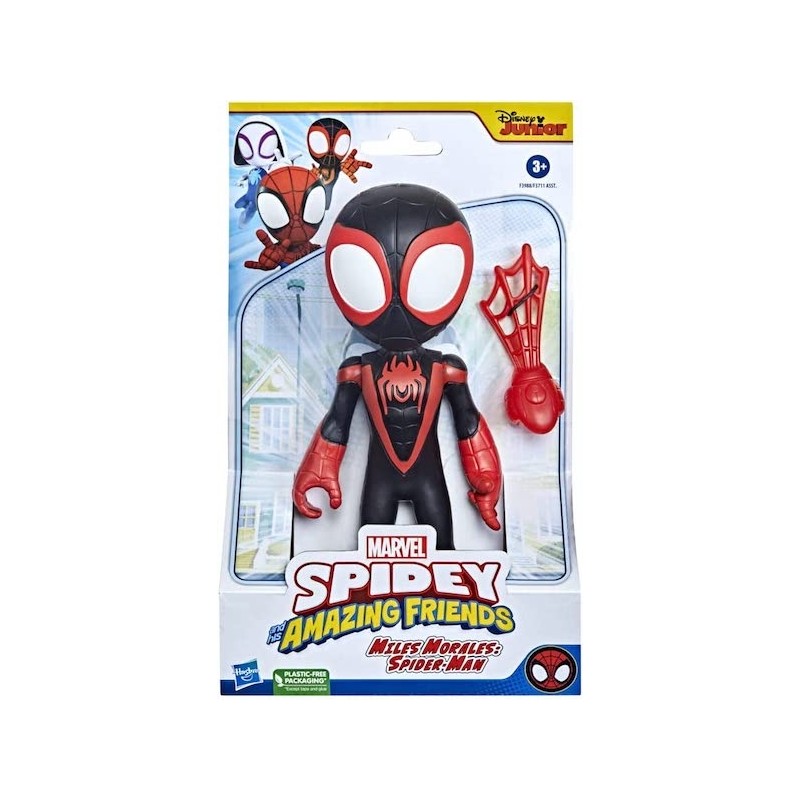 SPIDERMAN MILES MORALES SUPERSIZED FIGURE DA 22 CM HASBRO MARVEL