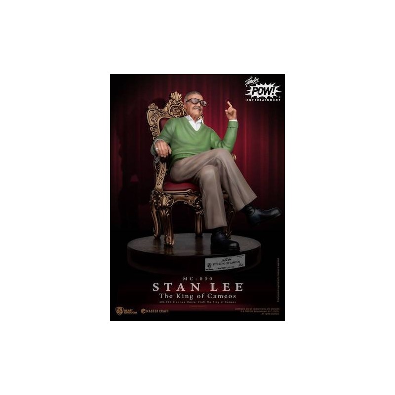 STAN LEE MASTER CRAFT STATUA THE KING OF CAMEOS 33 CM