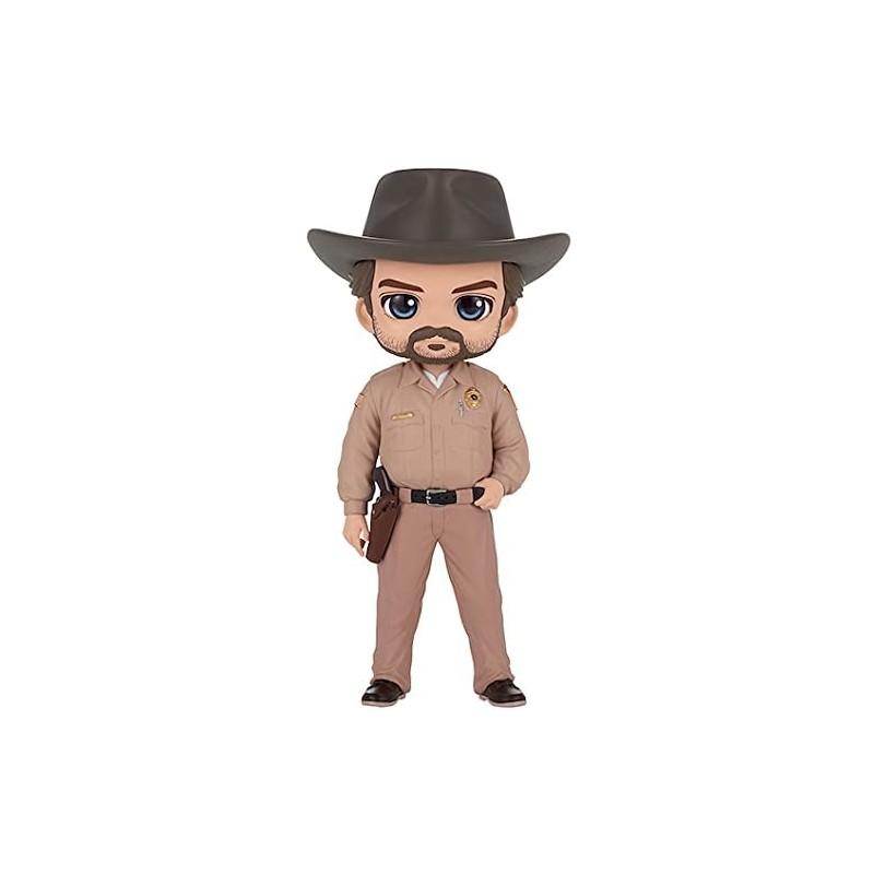 STRANGER THINGS Q POSKET MINI FIGURE HOPPER 15 CM BANPRESTO