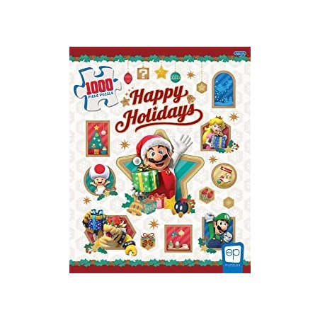 SUPER MARIO HAPPY HOLIDAYS PUZZLE DA 1000 PEZZI 70x50 CM