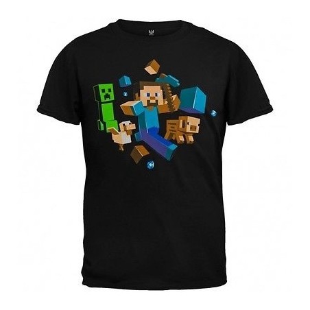 T-SHIRT MINECRAFT TAGLIA L