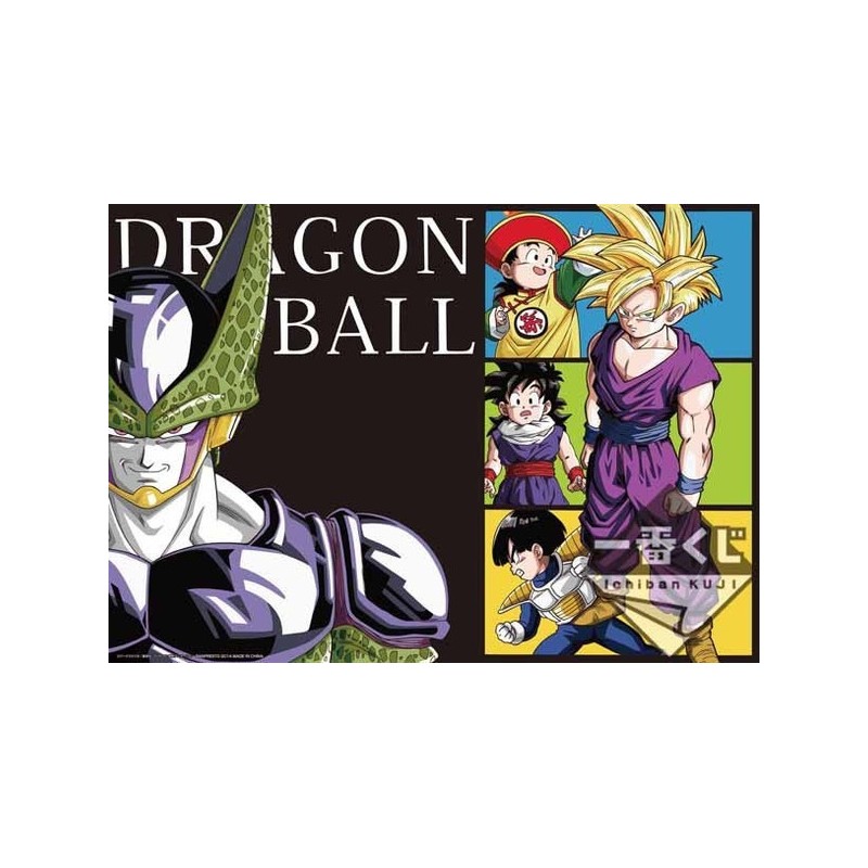 TAPPETINO PER MOUSE XL 29x42 CM CON CELL E GOHAN DI DRAGON BALL Z