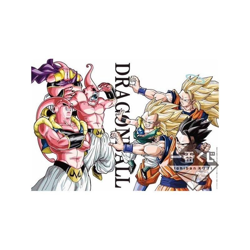 TAPPETINO PER MOUSE XL 29x42 CM CON KID BUU E GOHAN DI DRAGON BALL Z