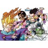 TAPPETINO PER MOUSE XL 29x42 CM CON MAJIN BUU E GOHAN DI DRAGON BALL Z