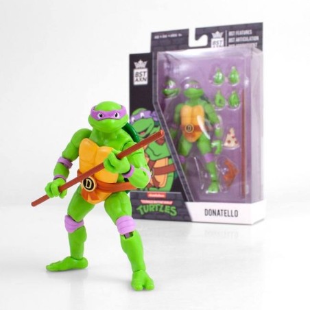 TMNT ACTION FIGURE DONATELLO DA 13 CM BST AXN CON ARTICOLAZIONI - TARTARUGHE NINJA