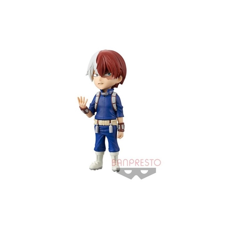 TODOROKI FIGURE DA 7 CM WCF CHIBI DI MY HERO ACADEMIA BANPRESTO