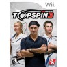 TOP SPIN 3 2K SPORTS per Nintendo Wii NUOVO