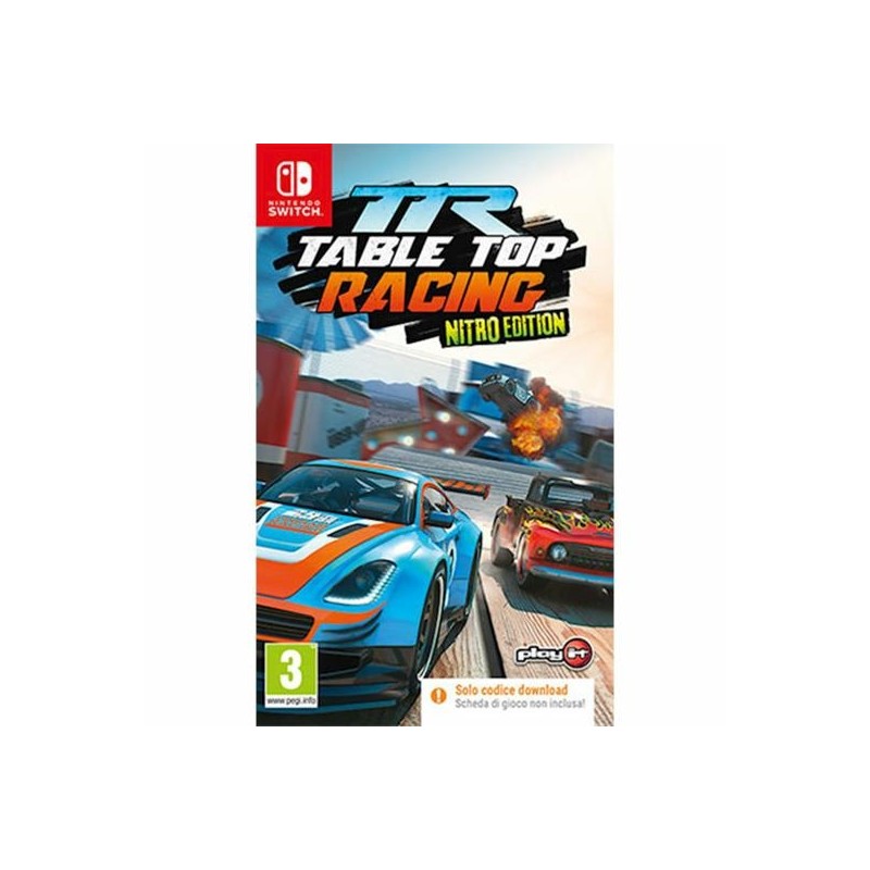 TR TABLE TOP RACING NITRO EDITION PER NINTENDO SWITCH NUOVO - CODICE PER DOWNLOAD DALLO STORE