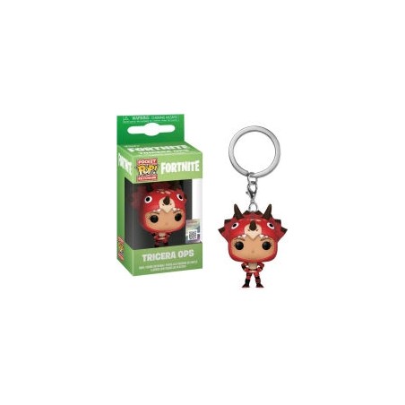 TRICERA OPS MINI POCKET POP PORTACHIAVE FUNKO DA 5 CM DI FORTNITE