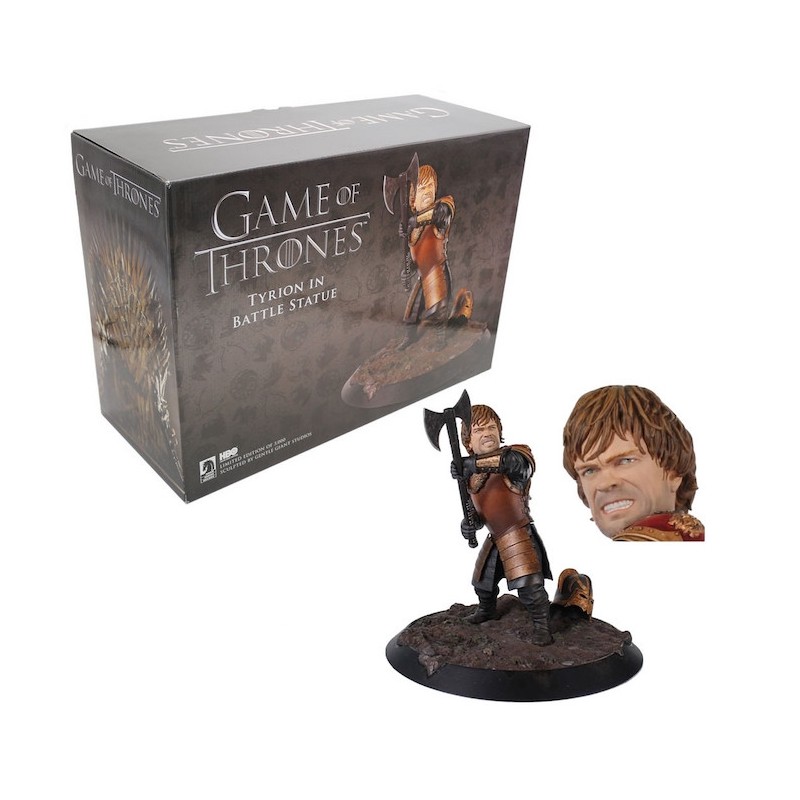 TYRION LANNISTER IN BATTAGLIA DELLE ACQUE NERE DEL TRONO DI SPADE FIGURE DA 25 CM