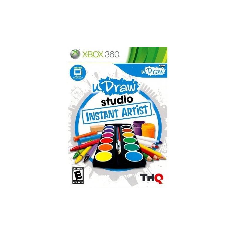 UDRAW STUDIO - SOLO DISCO SENZA GAMETABLET- PER XBOX 360 USATO