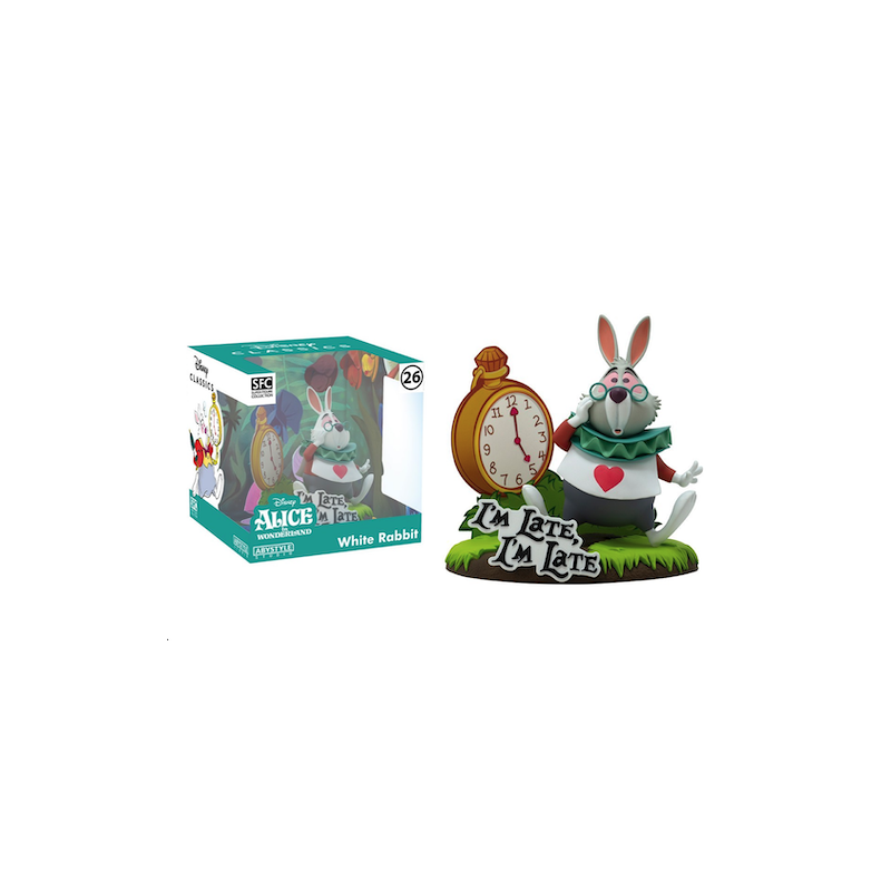 WHITE RABBIT - ALICE IN WONDERLAND DISNEY ABYSTYLE STUDIO 10 CM