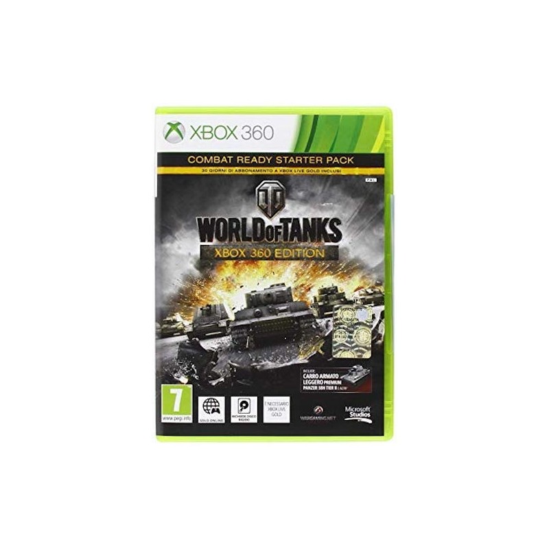 WORLD OF TANKS PER XBOX 360 NUOVO