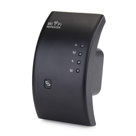 WIRELESS-N WIFI REPEATER NERO FINO A 300MB - RIPETITORE WIFI