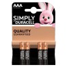 BATTERIE MINI STILO DURACELL AAA