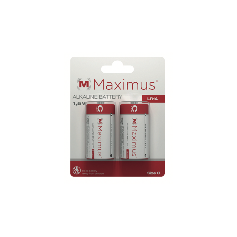 BATTERIE LR14 ALKALINE MAXIMUS 1,5V