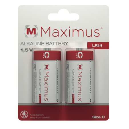 BATTERIE LR14 ALKALINE MAXIMUS 1,5V