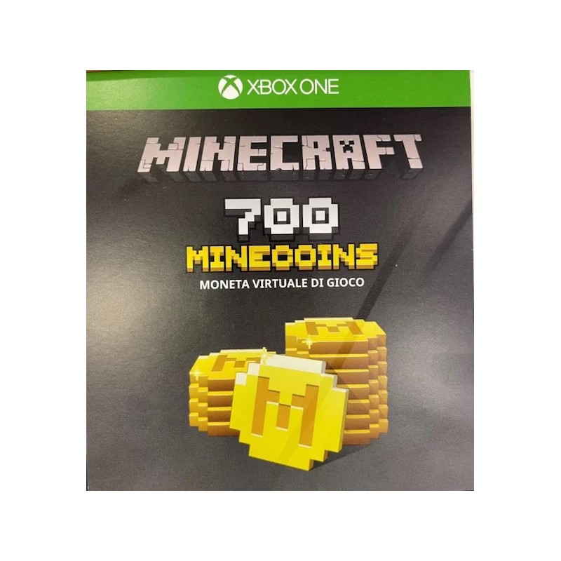 700 MINECOINS MINECRAFT MONETA VIRTUALE DI GIOCO XBOX ONE