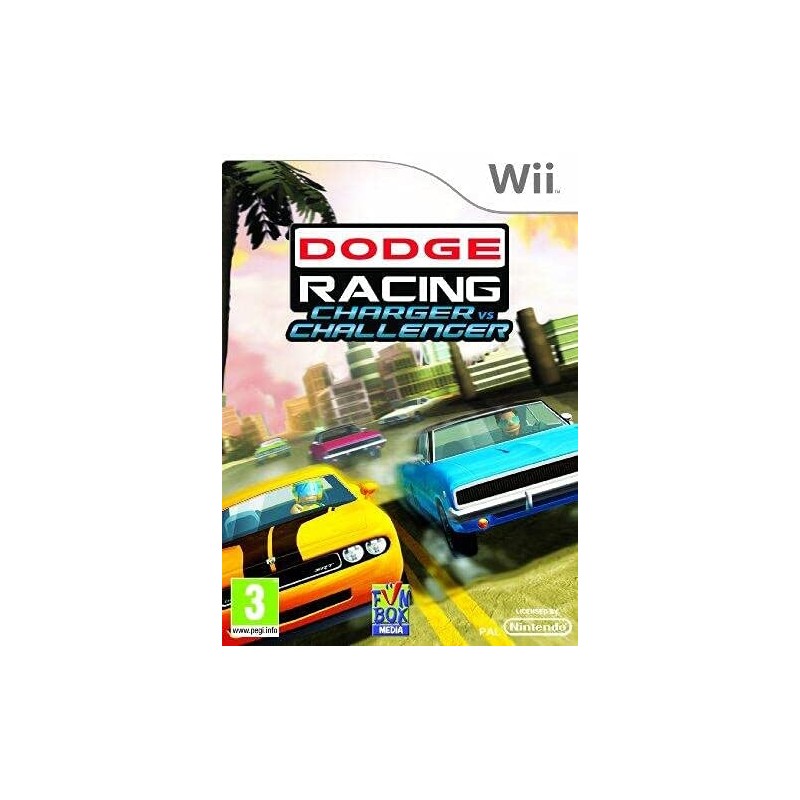 DODGE RACING CHARGER CHALLENGER PER NINTENDO WII NUOVO