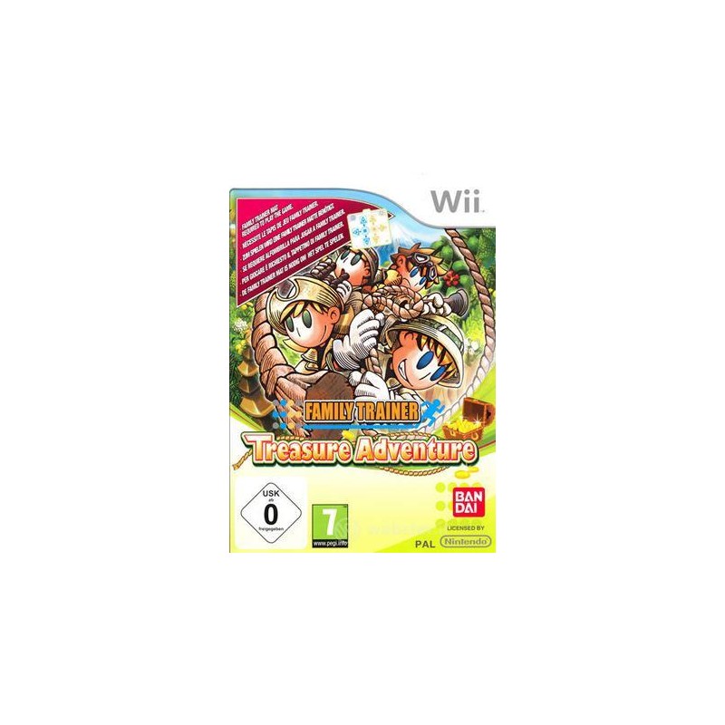 FAMILY TRAINER TREASURE ADVENTURE PER NINTENDO WII USATO - RICHIEDE TAPPETINO