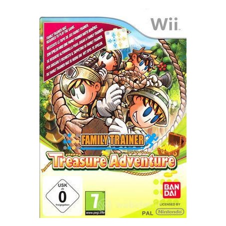 FAMILY TRAINER TREASURE ADVENTURE PER NINTENDO WII USATO - RICHIEDE TAPPETINO