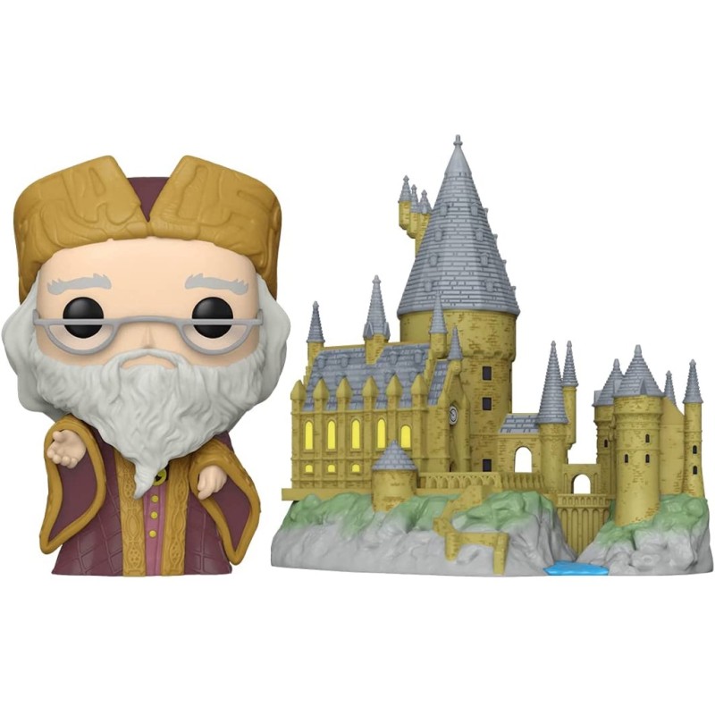 ALBUS DUMBLEDORE CON HOGWARTS FUNKO POP MOMENT 27 DA 15CM