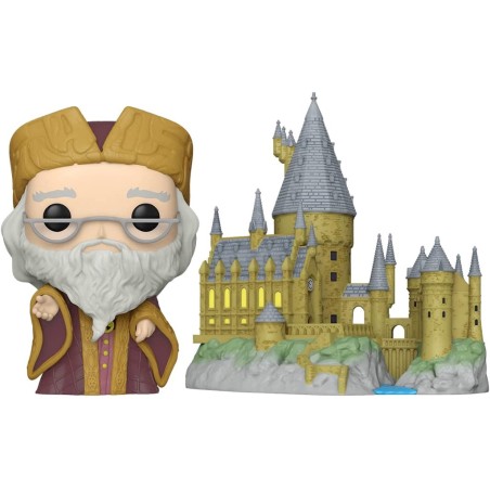 ALBUS DUMBLEDORE CON HOGWARTS FUNKO POP MOMENT 27 DA 15CM