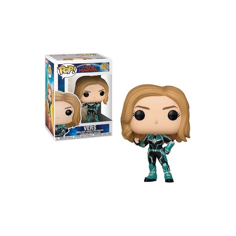 CAPTAIN MARVEL VERS FUNKO POP 427 DA 10 CM