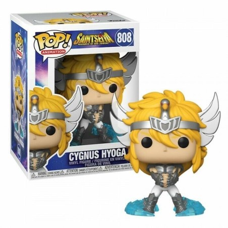 CYGNUS HYOGA CRYSTAL DI SAITNS SEIYA FUNKO POP 808 DA 10 CM CAVALIERI DELLO ZODIACO