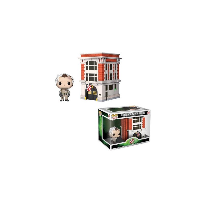 DR PETER VENKMAN CON CASERMA DEI POMPIERI SET FUNKO POP 03 GHOSTBUSTERS