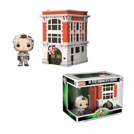 DR PETER VENKMAN CON CASERMA DEI POMPIERI SET FUNKO POP 03 GHOSTBUSTERS