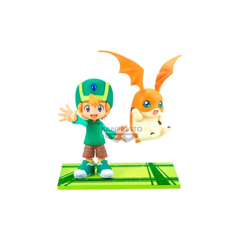 DIGIMON ADVENTURE ADVENTURE ARCHIVES TAKERU T.K AND PATAMON FIGURE 15 CM