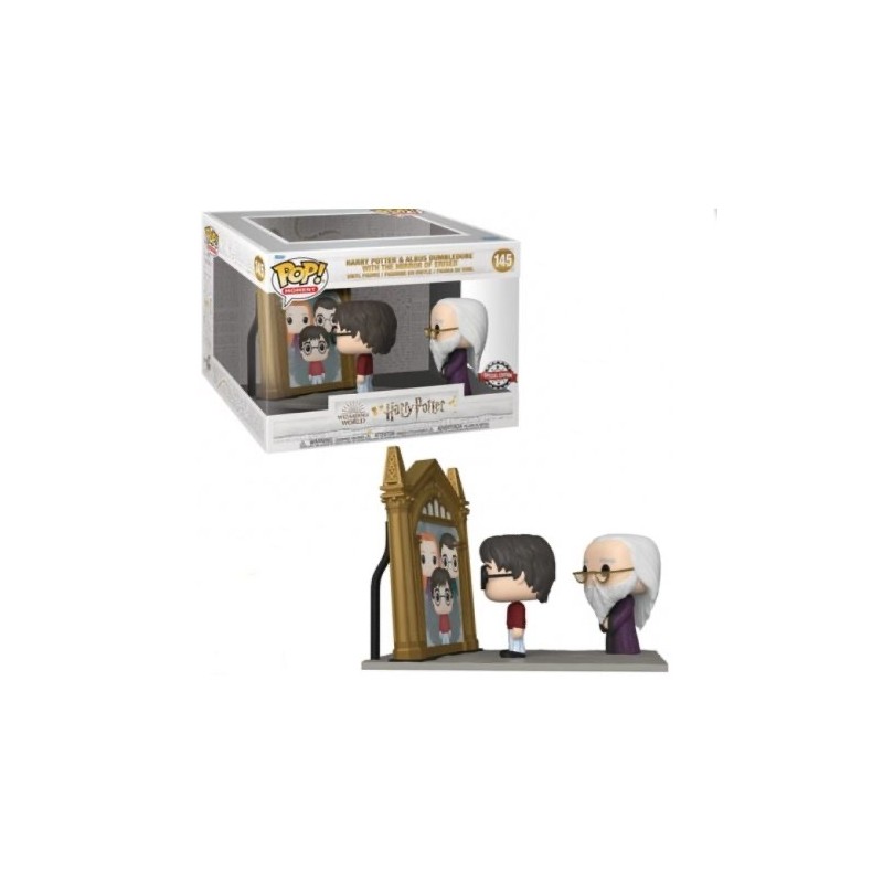 HARRY POTTER E SILENTE CON SPECCHIO DELLE BRAME FUNKO POP 145 SPECIAL EDITION