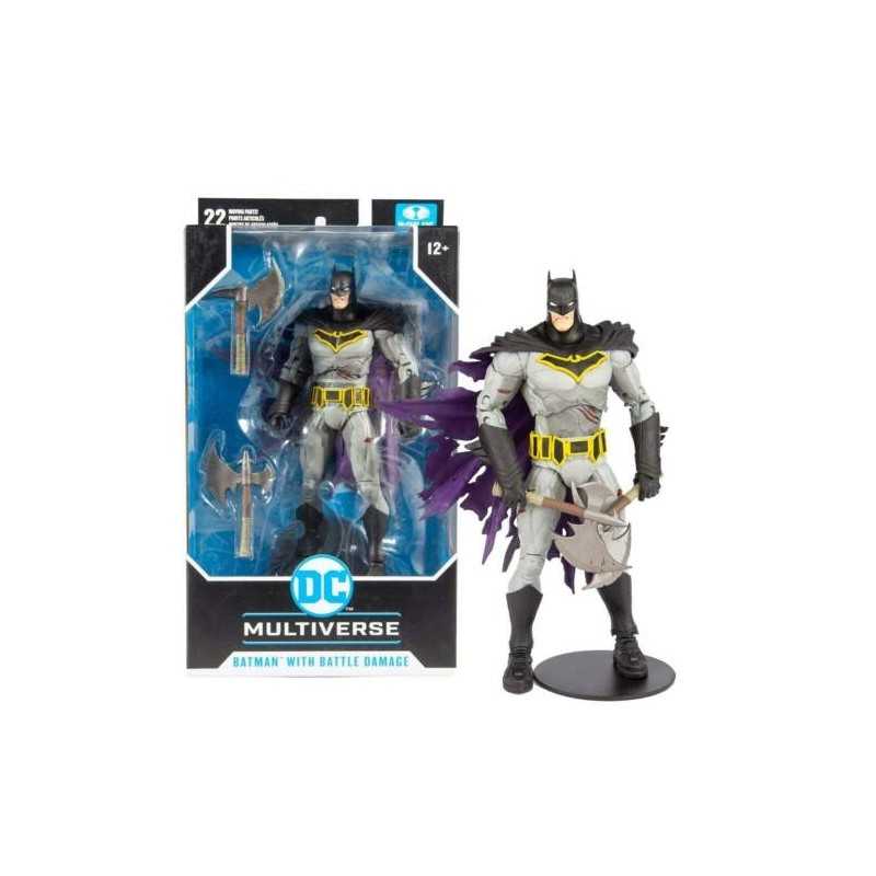 BATMAN WITH BATTLE DAMAGE FIGURE DA 18 CM MCFARLANE