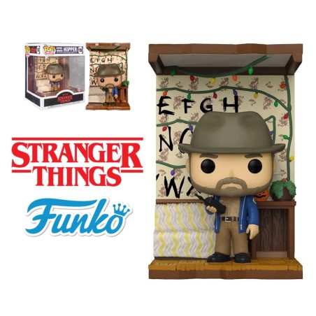 HOPPER IN CASA FUNKO POP DI STRANGER THINGS 1188 SPECIAL EDITION