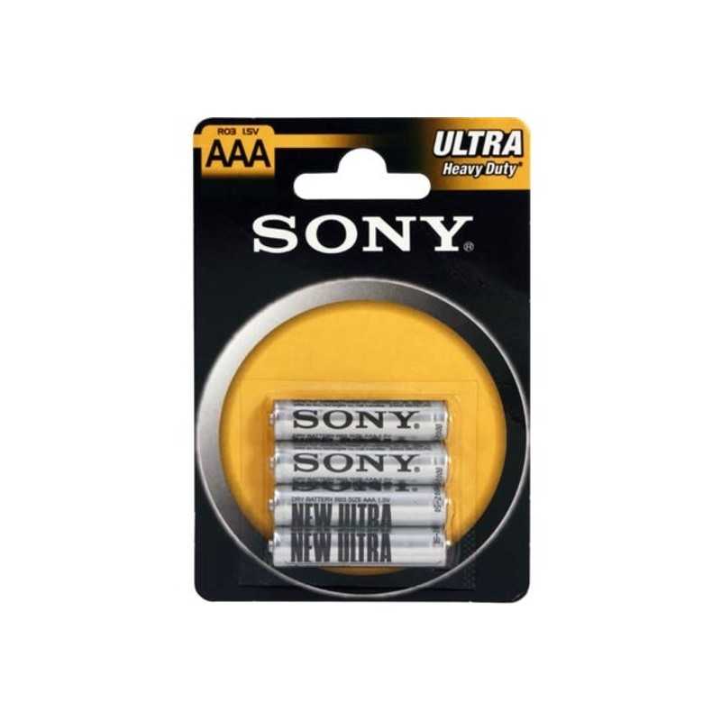 BATTERIE AAA SONY MINISTILO - SET 4 BATTERIE