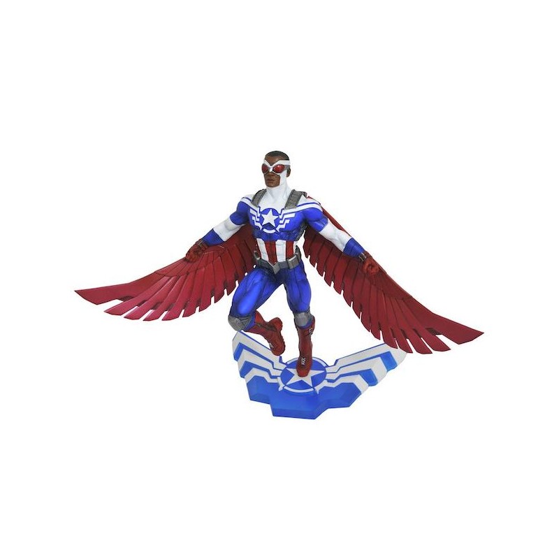 MARVEL GALLERY PVC STATUE CAPTAIN AMERICA SAM WILSON 25 CM