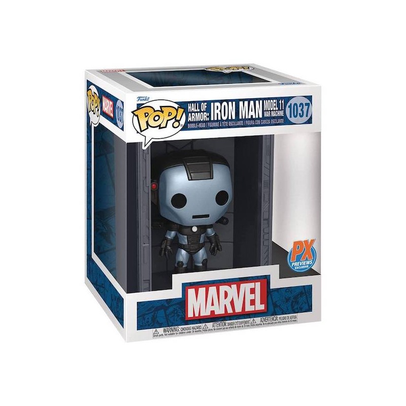 MARVEL FUNKO POP DELUXE VINYL FIGURE HALL OF ARMOR IRON MAN MODEL 11 WAR Machine PX EXCLUSIVE 9 CM