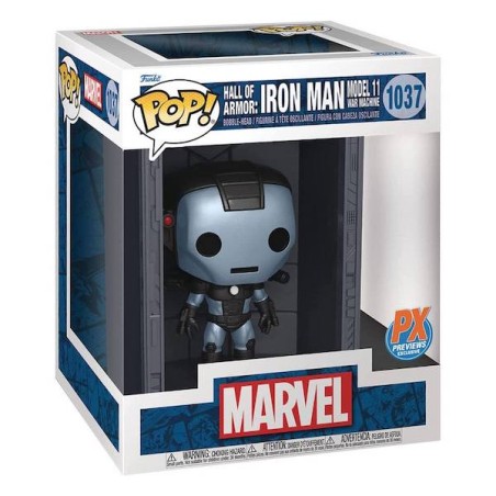 MARVEL FUNKO POP DELUXE VINYL FIGURE HALL OF ARMOR IRON MAN MODEL 11 WAR Machine PX EXCLUSIVE 9 CM