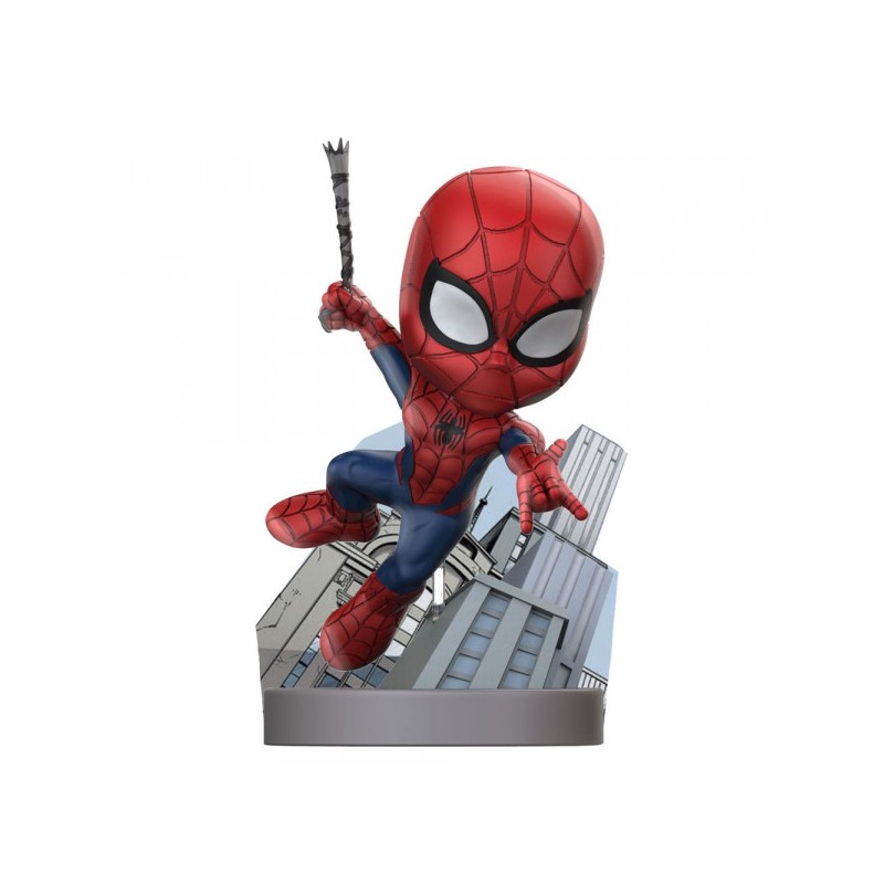 MARVEL SUPERAMA MINI DIORAMA SPIDER-MAN METALLIC SDCC Exclusive 10 CM