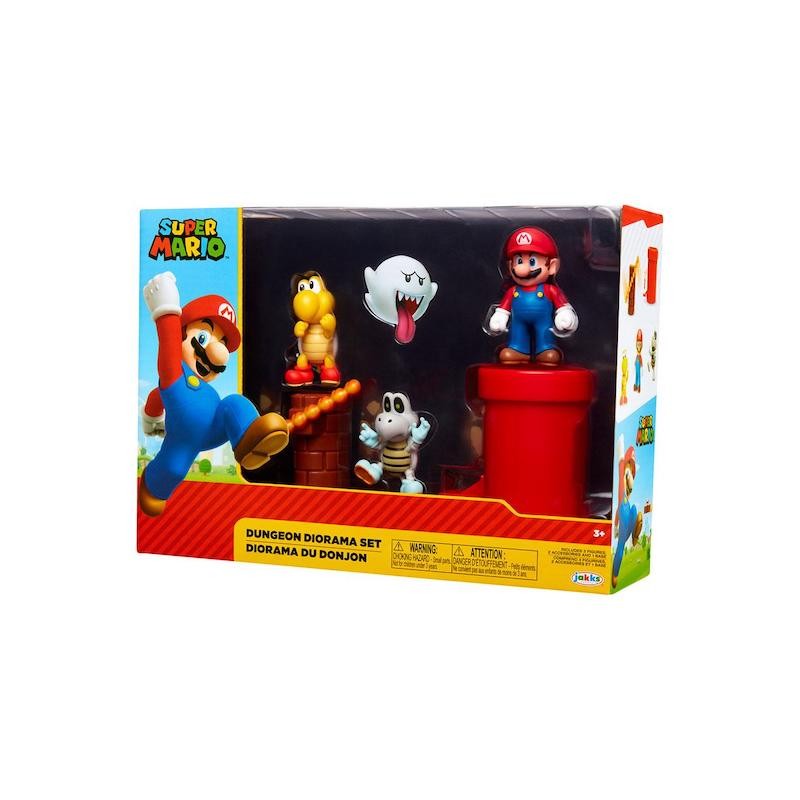 SUPER MARIO DUNGEON DIORAMA SET 6PZ