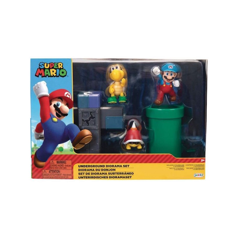 SUPER MARIO UNDERGROUND DIORAMA SET 5PZ