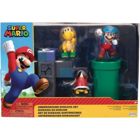 SUPER MARIO UNDERGROUND DIORAMA SET 5PZ