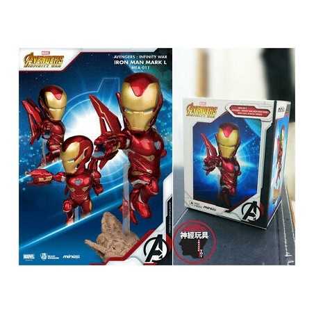 BEAST KINGDOM IRON MAN MK50 AVENGERS ENDGAME MINI EGG ATTACK DA 10 CM