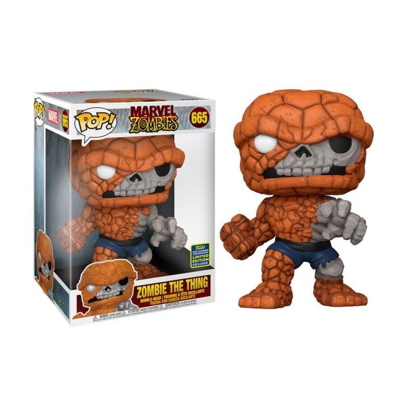 ZOMBIE LA COSA DI FANTASTICI 4 FUNKO POP 665 DA 25 CM 2020 LIMITED EDITION