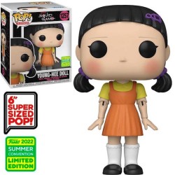 YOUNG-HEE DOLL DI SQUID GAME FUNKO POP 1257 FUNKO 2022 SUMMER CONVENTION