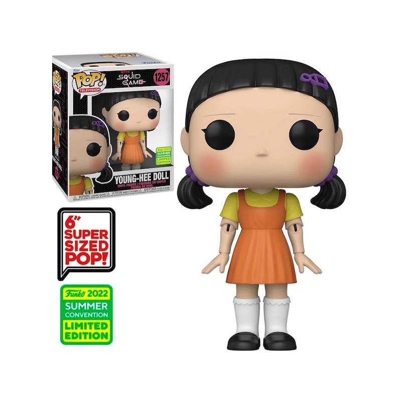 YOUNG-HEE DOLL DI SQUID GAME FUNKO POP 1257 FUNKO 2022 SUMMER CONVENTION