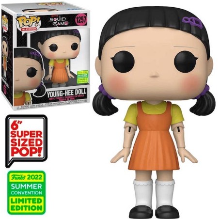 YOUNG-HEE DOLL DI SQUID GAME FUNKO POP 1257 FUNKO 2022 SUMMER CONVENTION